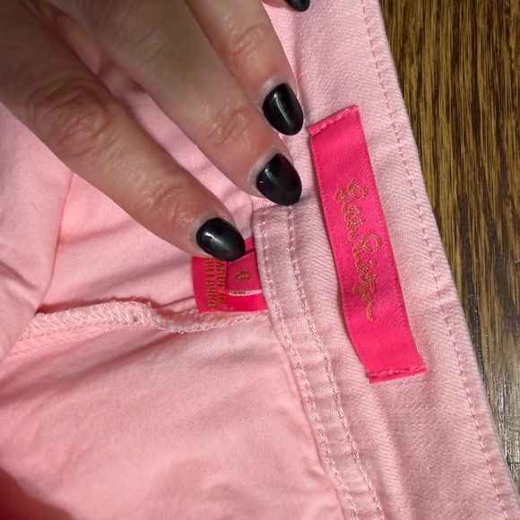 Lilly Pulitzer Pink Denim Skort - Picture 2 of 4